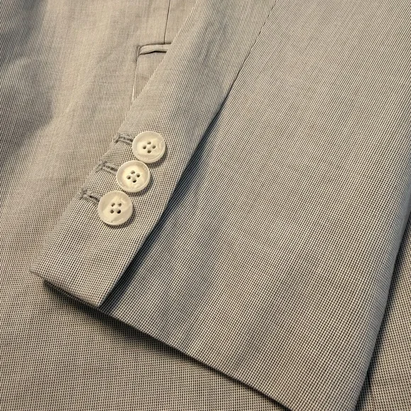 Calvin Klein Light Gray Single-Breasted Blazer - Picture 4 of 12